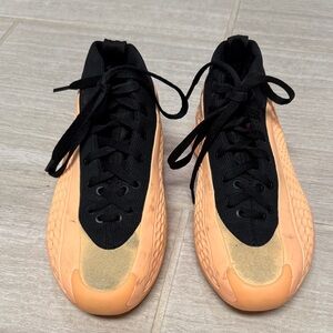 Stylish Black and Orange Kids Shoes